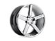 Niche Milan Chrome Wheel; 19x8.5; 35mm Offset (87-95 Jeep Wrangler YJ)