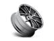 Niche Misano Matte Gunmetal Wheel; 17x8; 40mm Offset (87-95 Jeep Wrangler YJ)