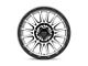 KMC Impact Satin Black Machined Wheel; 16x7; 30mm Offset (97-06 Jeep Wrangler TJ)