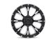 HELO HE879 Gloss Black Machined Wheel; 16x8; 0mm Offset (87-95 Jeep Wrangler YJ)