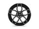 Foose Outcast Gloss Black Milled Wheel; 20x10; 40mm Offset (97-06 Jeep Wrangler TJ)