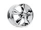 Foose Legend Chrome 5-Lug Wheel; 17x8; 1mm Offset (05-15 Tacoma)