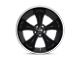 Foose Legend Gloss Black Milled Wheel; 18x9; 7mm Offset (84-01 Jeep Cherokee XJ)