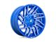 Fuel Wheels Typhoon Anodized Blue Milled Wheel; 20x9; 1mm Offset (84-01 Jeep Cherokee XJ)