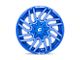 Fuel Wheels Typhoon Anodized Blue Milled Wheel; 20x9; 1mm Offset (84-01 Jeep Cherokee XJ)