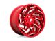 Fuel Wheels Reaction Candy Red Milled Wheel; 20x9; 1mm Offset (18-24 Jeep Wrangler JL)