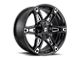 Fuel Wheels Dakar Gloss Black Milled Wheel; 20x9; 1mm Offset (99-04 Jeep Grand Cherokee WJ)