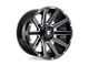 Fuel Wheels Contra Gloss Black Milled Wheel; 20x9; 1mm Offset (99-04 Jeep Grand Cherokee WJ)