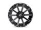 Fuel Wheels Contra Gloss Black Milled Wheel; 20x9; 1mm Offset (05-10 Jeep Grand Cherokee WK)