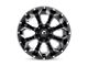 Fuel Wheels Assault Gloss Black Milled Wheel; 20x10; -18mm Offset (20-24 Jeep Gladiator JT)