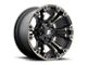 Fuel Wheels Vapor Matte Black with Double Dark Tint Wheel; 18x9; -12mm Offset (11-21 Jeep Grand Cherokee WK2)