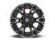 Fuel Wheels Vapor Matte Black with Double Dark Tint Wheel; 18x9; -12mm Offset (22-24 Jeep Grand Cherokee WL)