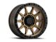 ATX Series AX202 Matte Bronze with Black Lip Wheel; 16x8; 0mm Offset (84-01 Jeep Cherokee XJ)