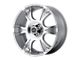 American Racing Dagger Silver Machined 5-Lug Wheel; 17x8; 12mm Offset (05-15 Tacoma)