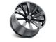 TSW Aileron Metallic Gunmetal Wheel; 21x9; 37mm Offset (97-06 Jeep Wrangler TJ)