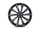 TSW Aileron Metallic Gunmetal Wheel; 21x9; 37mm Offset (97-06 Jeep Wrangler TJ)