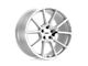 TSW Chrono Silver with Mirror Cut Face Wheel; 21x10.5; 28mm Offset (87-95 Jeep Wrangler YJ)