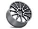 Black Rhino Waza Brushed Gunmetal Wheel; 20x9; 30mm Offset (84-01 Jeep Cherokee XJ)