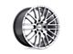 TSW Max Hyper Silver Wheel; 20x8.5; 40mm Offset (84-01 Jeep Cherokee XJ)