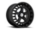 TSW Degner Semi Gloss Black Wheel; 20x10.5; 40mm Offset (87-95 Jeep Wrangler YJ)