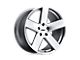 TSW Bristol Silver with Mirror Cut Face Wheel; 18x8.5; 40mm Offset (87-95 Jeep Wrangler YJ)