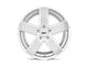 TSW Bristol Silver with Mirror Cut Face 5-Lug Wheel; 18x8.5; 40mm Offset (05-15 Tacoma)