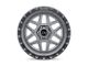 Black Rhino Kelso Battleship Gray with Black Ring 5-Lug Wheel; 17x9; -18mm Offset (05-15 Tacoma)