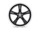 TSW Jarama Gloss Black with Mirror Cut Lip 5-Lug Wheel; 17x8; 40mm Offset (05-15 Tacoma)