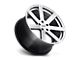 TSW Bardo Hyper Silver Wheel; 17x8; 40mm Offset (87-95 Jeep Wrangler YJ)