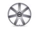 TSW Bardo Hyper Silver Wheel; 17x8; 40mm Offset (97-06 Jeep Wrangler TJ)