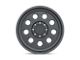 Level 8 Wheels Hauler Matte Black 5-Lug Wheel; 15x6; 0mm Offset (05-15 Tacoma)