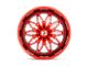 XD Gunner Candy Red Milled Wheel; 20x10; -18mm Offset (20-24 Jeep Gladiator JT)