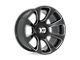 XD Reactor Gloss Black Milled 5-Lug Wheel; 20x9; 0mm Offset (14-21 Tundra)