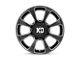 XD Reactor Gloss Black Milled 5-Lug Wheel; 20x9; 0mm Offset (14-21 Tundra)