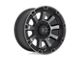 XD Gauntlet Satin Black with Gray Tint Wheel; 20x9; 0mm Offset (76-86 Jeep CJ7)