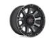 XD Gauntlet Satin Black with Gray Tint Wheel; 20x9; 0mm Offset (07-18 Jeep Wrangler JK)