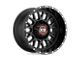 XD Snare Satin Black Wheel; 20x9; 0mm Offset (20-24 Jeep Gladiator JT)