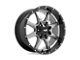 Moto Metal MO970 Gloss Gray Center with Gloss Black Lip Wheel; 20x9; 0mm Offset (05-10 Jeep Grand Cherokee WK)