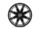 Moto Metal Spider Gloss Black Milled Wheel; 20x9; 0mm Offset (99-04 Jeep Grand Cherokee WJ)