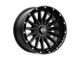 KMC Signal Satin Black Wheel; 20x9; 0mm Offset (07-18 Jeep Wrangler JK)