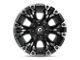 Fuel Wheels Vapor Matte Black with Gray Tint 5-Lug Wheel; 18x9; 1mm Offset (14-21 Tundra)