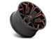 Fuel Wheels Assault Matte Black with Red Milled Wheel; 20x9; 1mm Offset (76-86 Jeep CJ7)