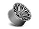 Fuel Wheels Rage Platinum Brushed Gunmetal Tinted Clear Wheel; 20x9; 1mm Offset (99-04 Jeep Grand Cherokee WJ)