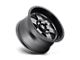 Fuel Wheels Podium Matte Gunmetal with Black Bead Ring Wheel; 17x9; 1mm Offset (76-86 Jeep CJ7)