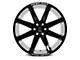 Axe Wheels Artemis Gloss Black Milled Wheel; 22x12; -44mm Offset (07-18 Jeep Wrangler JK)
