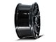 4Play 4P80R Brushed Black Wheel; 20x9 (76-86 Jeep CJ7)