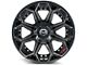 4Play 4P83 Brushed Black Wheel; 20x9 (76-86 Jeep CJ7)