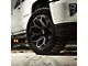 4Play 4P83 Gloss Black with Brushed Face Wheel; 22x12; -44mm Offset (20-24 Jeep Gladiator JT)