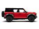 Bushwacker Pocket Style Fender Flares; Front and Rear; Matte Black (21-24 Bronco 4-Door, Excluding Raptor)