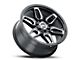 G-FX TR-18 Gloss Black Milled 6-Lug Wheel; 17x8.5; 18mm Offset (05-15 Tacoma)